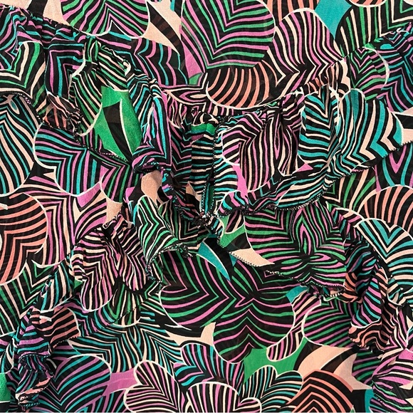 Marc Jacobs Designer Silk Ruffle Mini Skirt - Picture 16 of 16